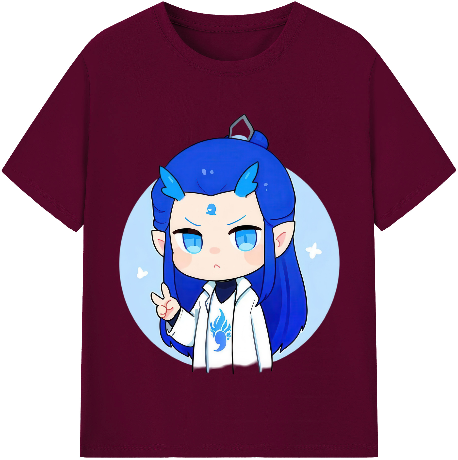 （画像用） Ne Zha 2 ナタ 魔童の大暴れ レディースカジュアルプリントTシャツ（綿100％）
